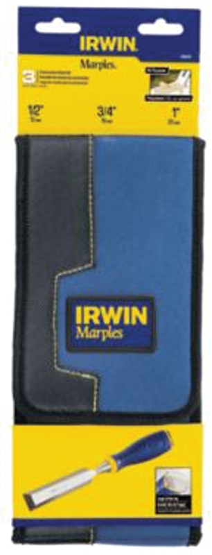 IRWIN Marples Series 1768781 Construction Chisel Wallet, Steel Blade, Ergonomic Handle