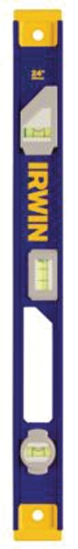 IRWIN 1794106 I-Beam Level, 24 in L, 3 -Vial, Magnetic, Aluminum