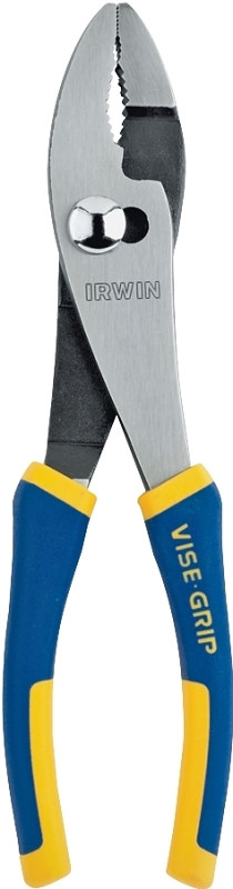 IRWIN 2078408 Slip Joint Plier, 8 in OAL, 1 in Jaw Opening, ProTouch Handle, 1-11/32 in W Jaw, 1-5/16 in L Jaw