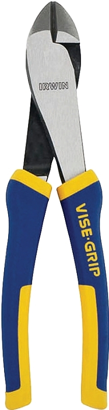 IRWIN 2078306 Diagonal Cutting Plier, 6 in OAL, 13/16 in Jaw Opening, Blue/Yellow Handle, Cushion-Grip Handle
