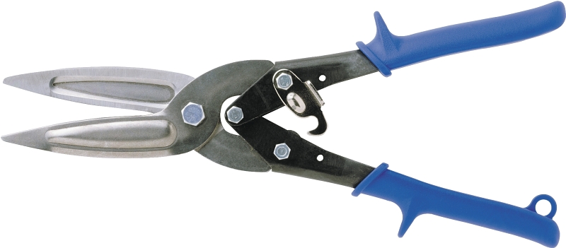 IRWIN 21304ZR Utility Snip, 11-3/4 in OAL, 3-1/8 in L Cut, Compound Cut, Steel Blade, Double-Dipped Handle