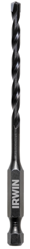 IRWIN 1870542 Impact Drill Bit, 5/32 in Dia, 4 in OAL, 1-Flute, 1/4 in Dia Shank, Hex Shank