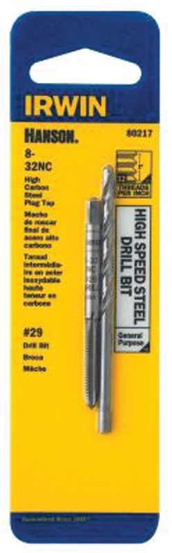 IRWIN 80217 Tap and Drill Bit Set, HCS/HSS