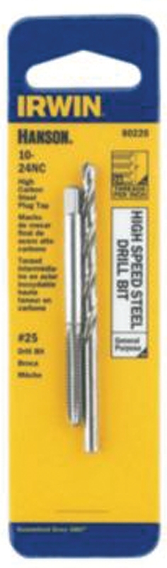 IRWIN 80220 Tap and Drill Bit Set, HCS