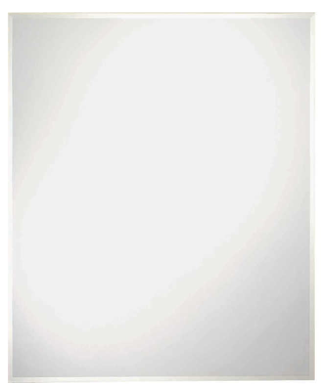 RENIN 201240 Somerset Frameless Mirror, 36 in L, 30 in W, Rectangular, Clear Frame