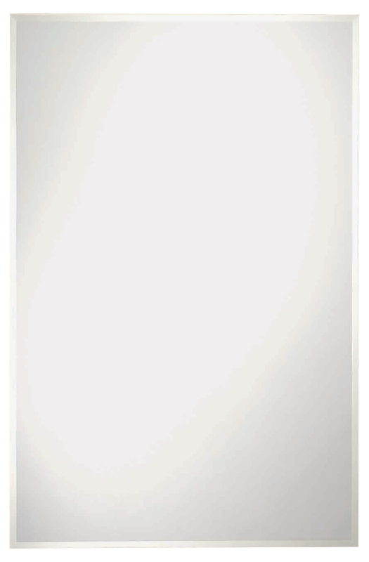 RENIN 201200 Somerset Frameless Mirror, 36 in L, 24 in W, Rectangular, Clear Frame