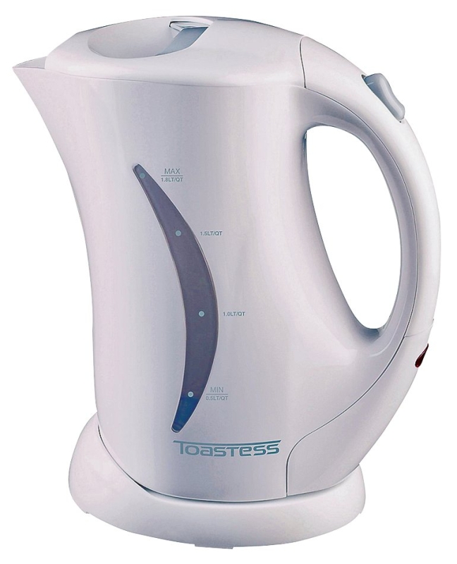 Salton JK1282 Cordless Jug Kettle, 1.7 L Capacity, White, 8.3 in L, 6-1/2 in W, 9 in H