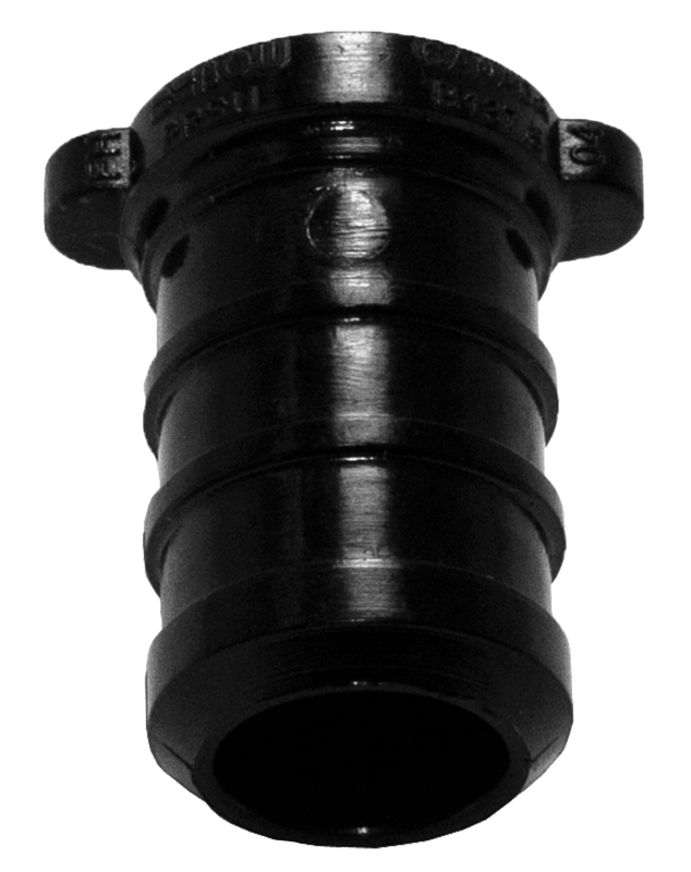BOW 502187 Pipe Plug, 1/2 in, Plastic, Black