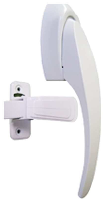 Ideal Security SKCSW Pull Handleset, Mounting Hole Center to Center: 1-3/4 in, Zinc