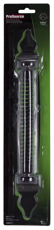 ProSource 33197PKS-PS Gate Spring, 13-3/4 in L, Steel, Black Powder-Coated