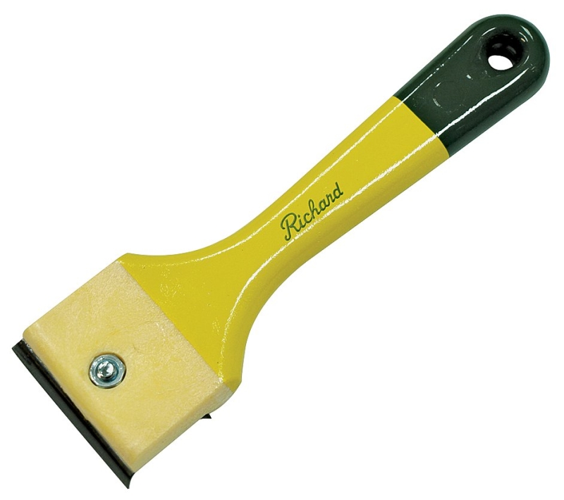 Hyde W-2-1/2 Wood Scraper, 2-1/2 in W Blade, 8-1/2 in Handle, Convex Ground Blade, Polypropylene Handle