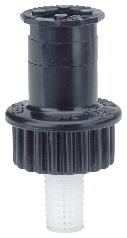 Toro 53124 Spray Sprinkler, 1/2 in Connection, 5 to 15 ft, 27 deg Nozzle Trajectory, Side Strip Nozzle, Plastic