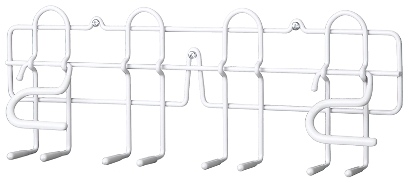 ClosetMaid 346200 Broom and Mop Holder, 20 lb, 1 in Hook Opening, 3 in L, 16 in W, Steel