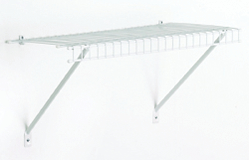 ClosetMaid 104100 Shelf, 45 lb, 12 in L, 48 in W, Steel, White
