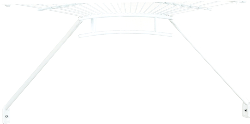 ClosetMaid 21067 Shelf and Rod Corner Kit, 21-1/2 in L, 21-1/2 in W, Steel, White