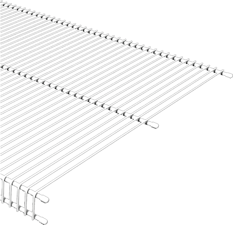 ClosetMaid 37403 Wire Shelf, 130 lb, 20 in L, 144 in W, Steel, White