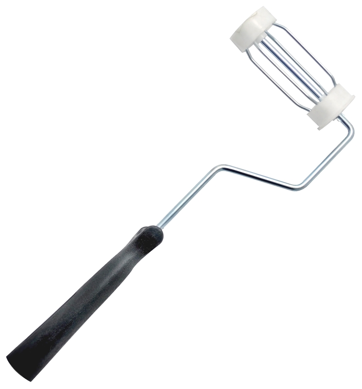 RollerLite 400-014 Roller Frame, 4 in W, 11 in L Roller, Plastic Handle, Black Handle
