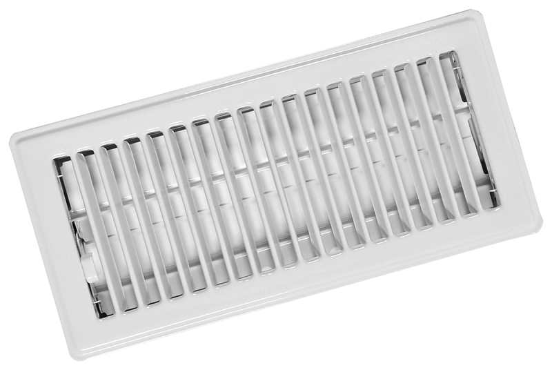 Imperial RG0179 Floor Register, 2-1/4 in H x 12 in W, Steel, White