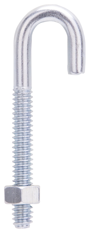 ProSource LR318 J-Bolt, 1-7/8 in L, 60 lbs Working Load, Zinc