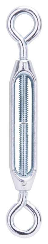 ProSource LR328 Turnbuckle, 7/32 in Thread, Eye, Eye, 6-1/2 in L Take-Up, Aluminum