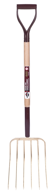 Garant 81084 Manure Fork, Narrow Tine, Steel Tine, D-Shaped Handle, 45 in L Handle