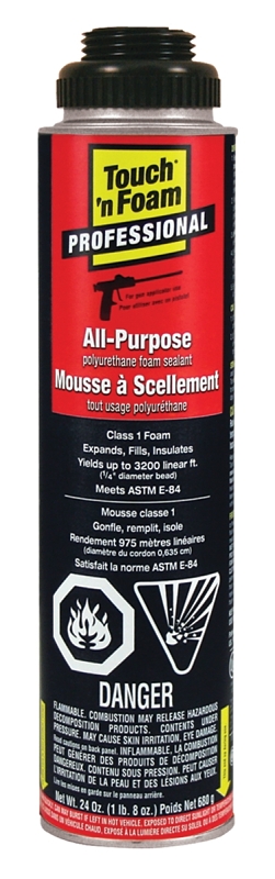 Touch 'n Foam 4004528730 Foam Sealant, Cream, 680 g, Aerosol Can