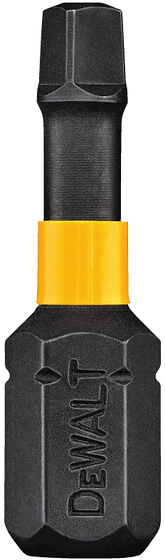 DEWALT DWA1SQ2IRB Insert Bit, Square Drive, 1/4 in Shank, Hex Shank, 1 in L, Steel