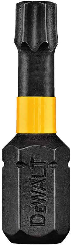 DEWALT DWA1TX25IRB Insert Bit, Torx Drive, 1/4 in Shank, Hex Shank, 1 in L, Steel