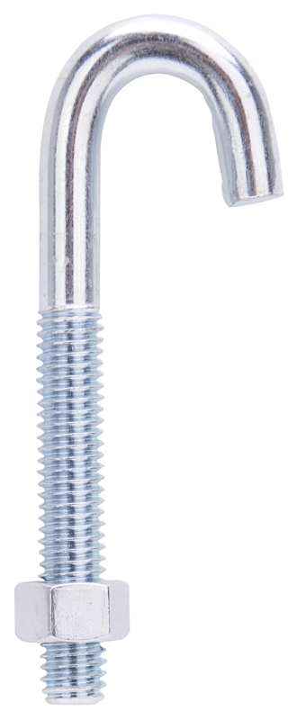 ProSource LR321 J-Bolt, 3-3/4 in L, 250 lbs Working Load, Zinc