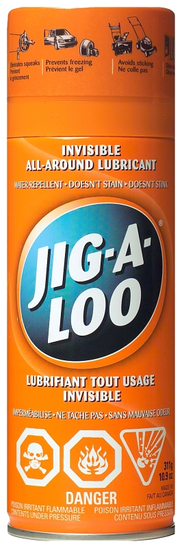 Jig-A-Loo JIG-1601 Lubricant Aerosol Can, Aerosol Can, Liquid