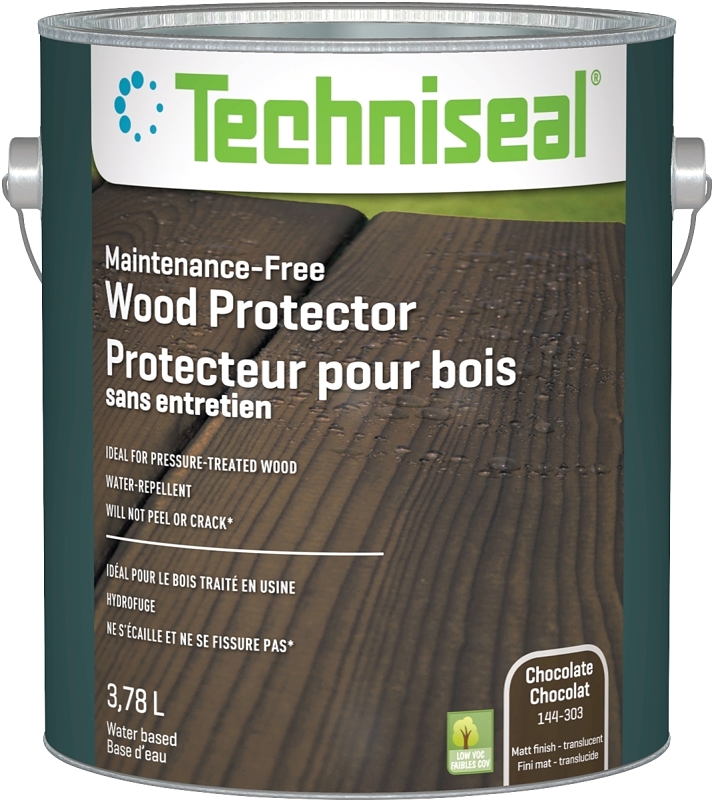 Techniseal 144-303 Wood Protector, Chocolate, 3.78 L