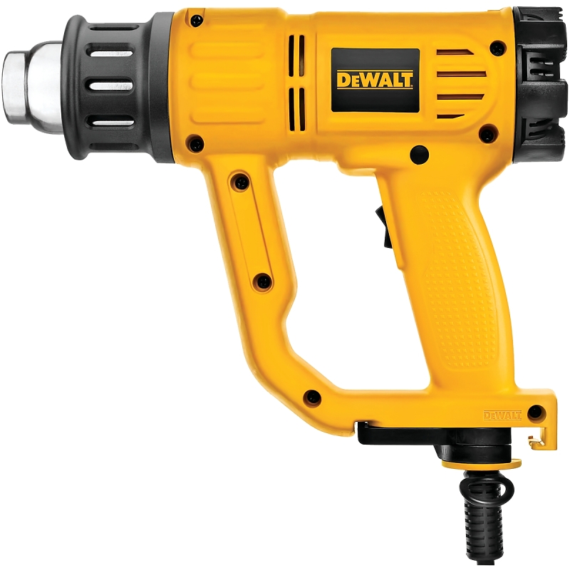 DeWALT D26950 Heat Gun, 13 A, 16 cfm Air, 120 to 1100 deg F, Includes: Cone Nozzle, Fishtail Surface Nozzle