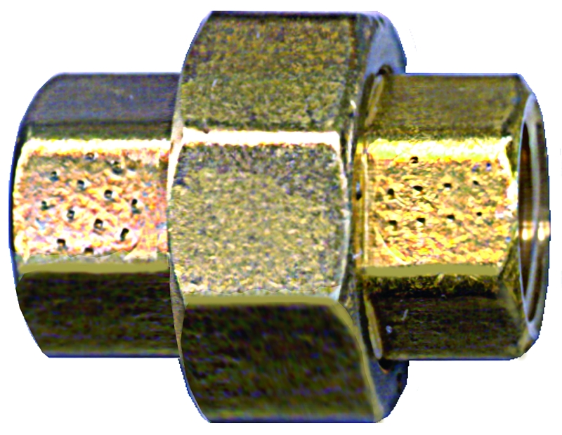Fairview 104-AP Union Pipe Coupling, 1/8 in, FPT, Brass, 1200 psi Pressure