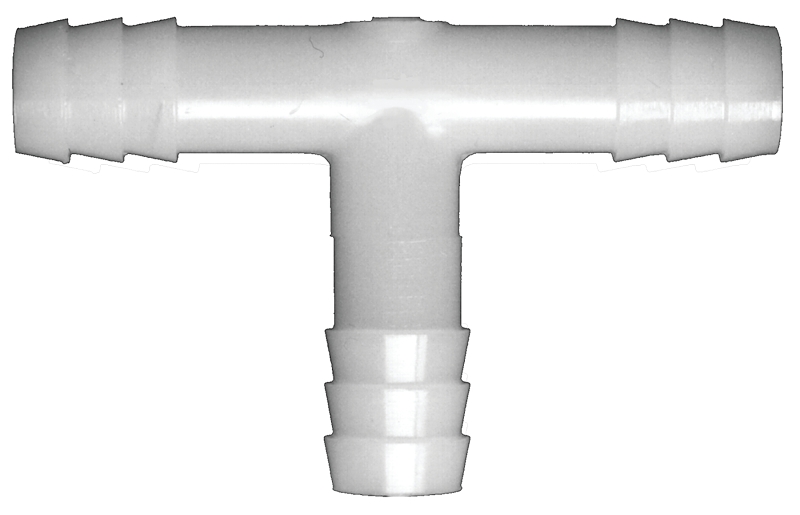 TEE NYLON 3/16 HBARB