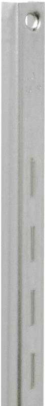 Knape & Vogt 80 80 TI 48 Shelf Standard, 320 lb, 16 ga Thick Material, 5/8 in W, 48 in H, Steel, Titanium