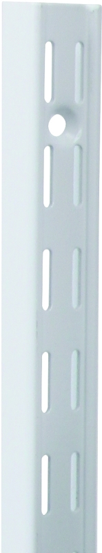 Knape & Vogt 82 WH 16.5 Shelf Standard, 450 lb, 14 ga Thick Material, 1-1/16 in W, 16-1/2 in H, Steel