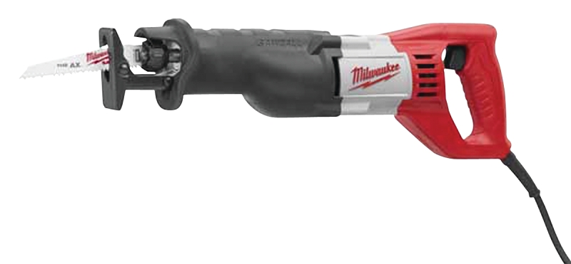 Milwaukee 6509-31 Reciprocating Saw Kit, 12 A, 3/4 in L Stroke, 0 to 3000 spm, Includes: Carrying Case