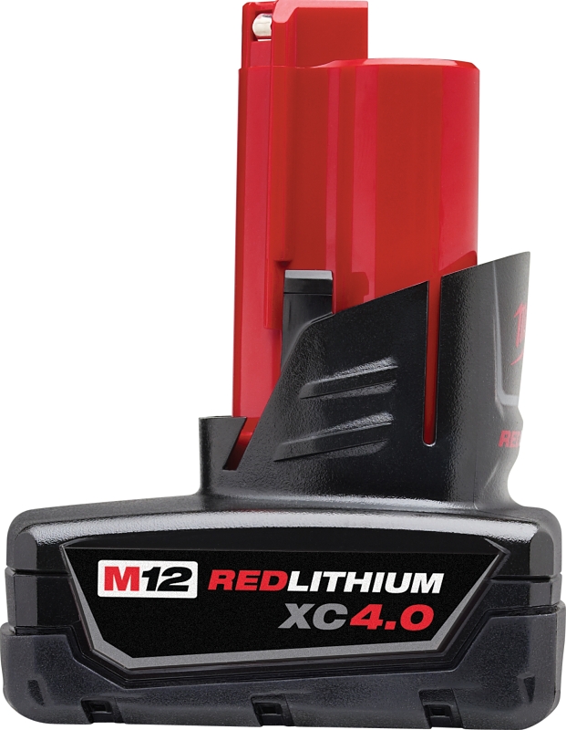 Milwaukee 48-11-2440 Rechargeable Battery Pack, 12 V Battery, 4 Ah