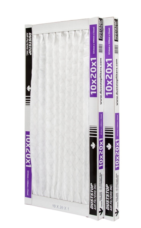 Duststop DP-1020PR2 Air Filter, 20 in L, 10 in W, 8 MERV