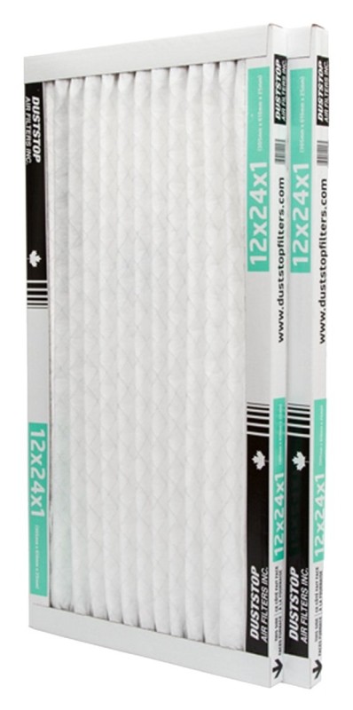 Duststop DP-1224PR2 Air Filter, 24 in L, 12 in W, 8 MERV