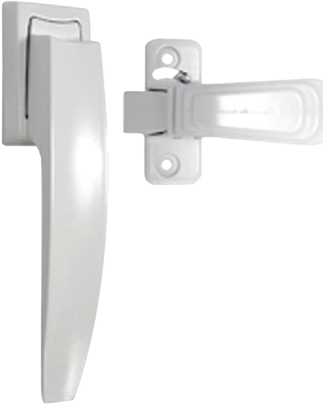 Ideal Security VP Series SK1994W Pull Handleset, Mounting Hole Center to Center: 1-3/4 in, Zinc