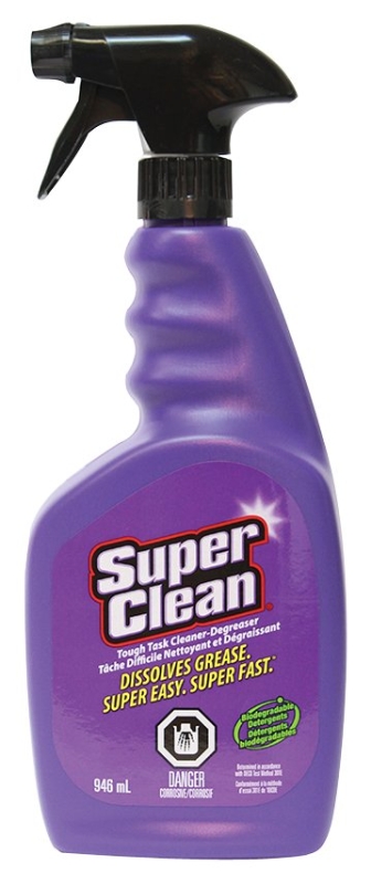Superclean 08010-66 Cleaner and Degreaser, 946 mL, Liquid, Citrus, Purple