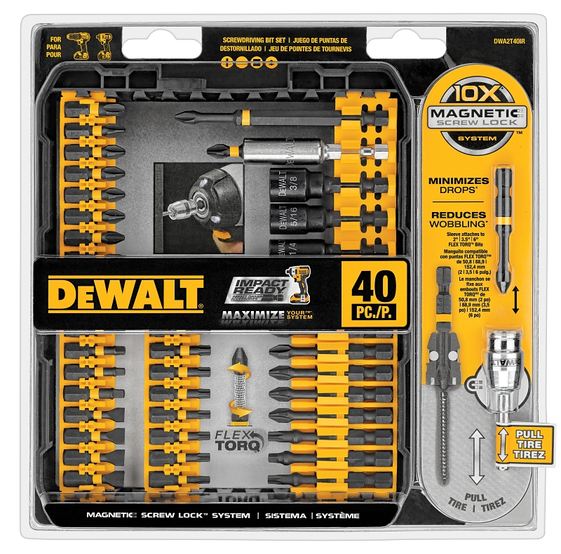 DEWALT DWA2T40IRC Torq Bit Set, 40-Piece