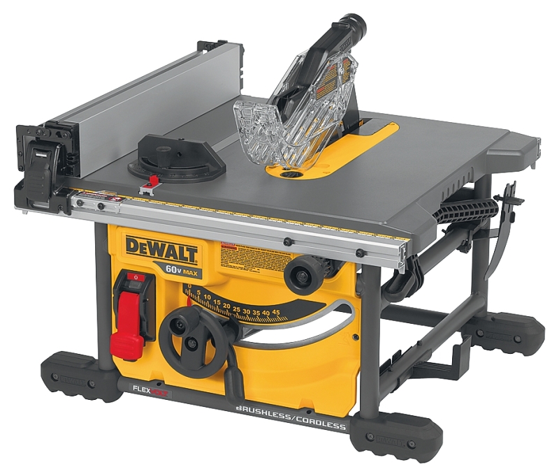 DeWALT FLEXVOLT DCS7485T1 Table Saw, 60 VDC, 8-1/4 in Dia Blade, 5/8 in Arbor, 24 in Rip Capacity Right