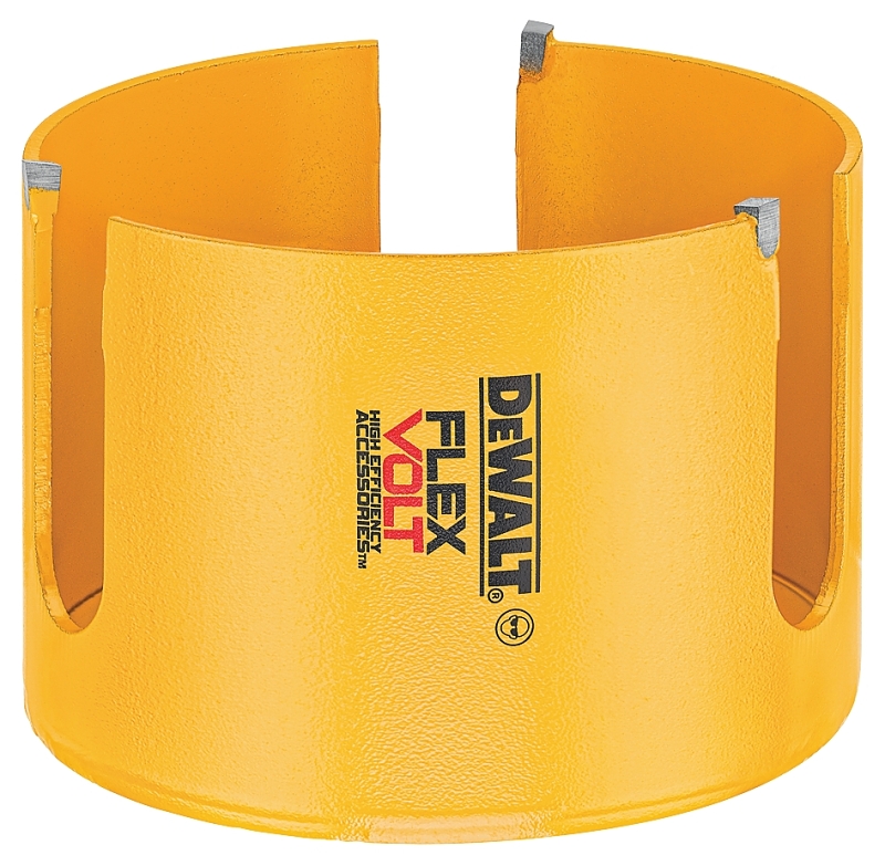 DeWALT DWAFV0358 Hole Saw, 3-5/8 in Dia, 2-1/4 in D Cutting, 3 TPI, Carbide Cutting Edge