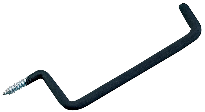 Onward 22535BC Heavy-Duty Ladder Hook, 40 lb, Steel, Black, Vinyl