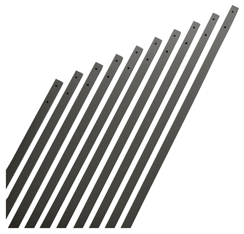 Maine Ornamental 74733 Traditional Baluster, 32 in L, Rectangular, Aluminum, Black, Powder-Coated