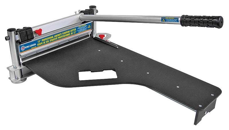 King Canada Tools Series KC-13LCT Laminate Flooring Cutter, Steel Blade, 13 in L Cutting, Aluminum