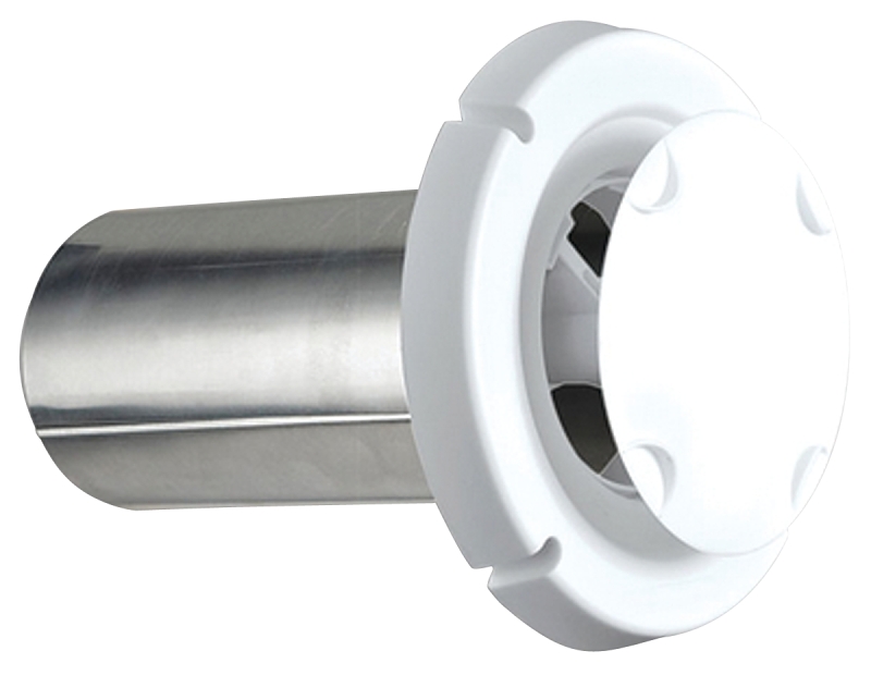 DUNDAS JAFINE ProShield BPSH4WZW Exhaust Hood, 8-1/8 in W Hood, 8-1/8 in H Hood, 4 in Duct, Polypropylene Hood