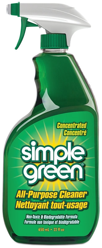 Simple Green 2710001213922 All-Purpose Cleaner, 650 mL Bottle, Liquid, Added Sassafras, Green